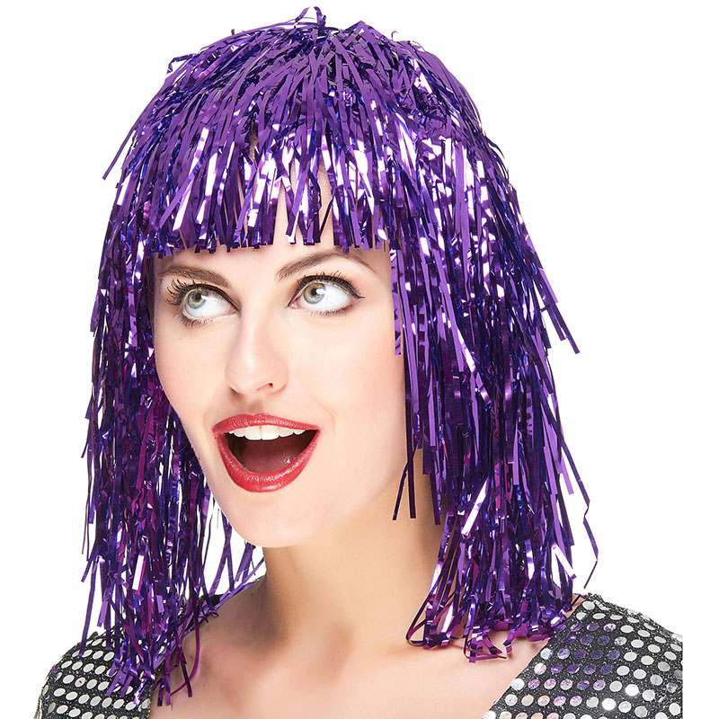 Perruque M&eacute;tallique Disco (diff&eacute;rents coloris)