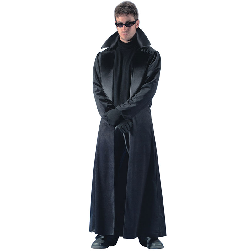 D&eacute;guisement Manteau Long Noir Homme