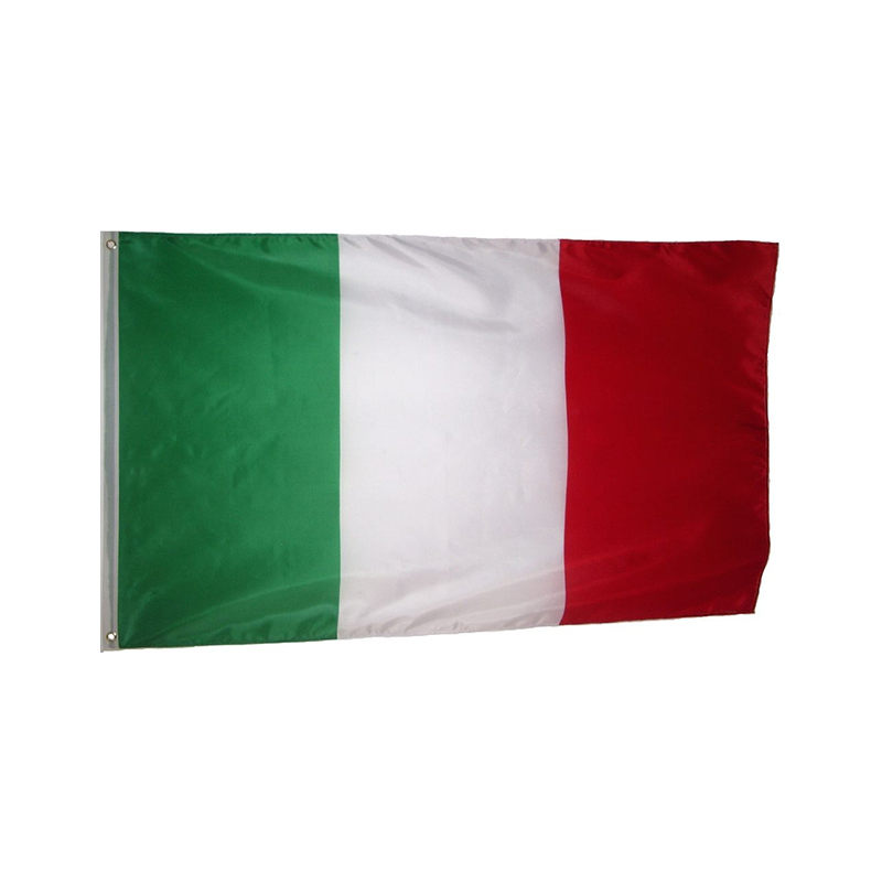 Drapeau Italie de fa&ccedil;ade en polyester 90x150