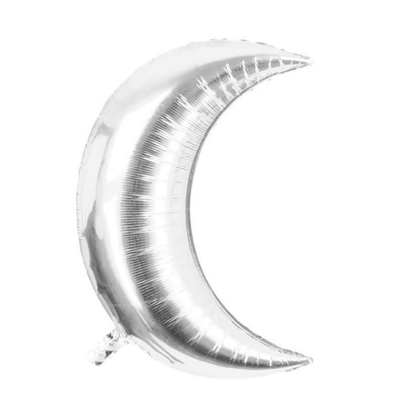 Ballon Mylar Lune argent