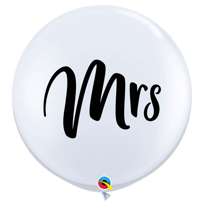 Ballon Géant Mrs Blanc (par 2)