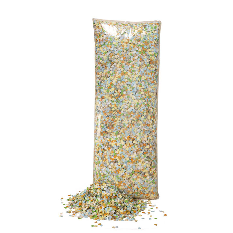 Confettis multicolores d&eacute;poussi&eacute;r&eacute;s luxe 1kg