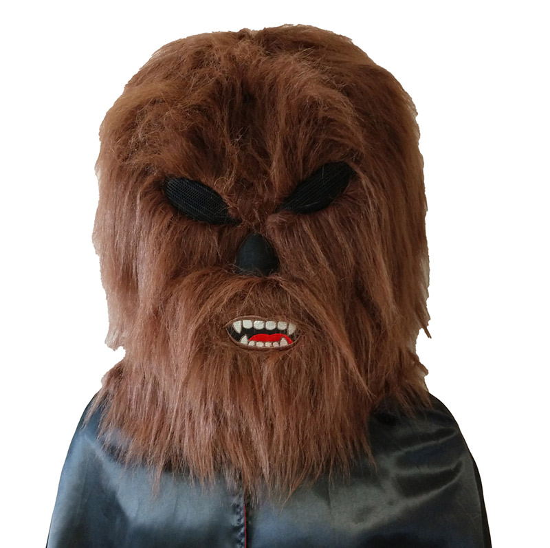 Masque Chewbacca peluche (Star Wars) adulte
