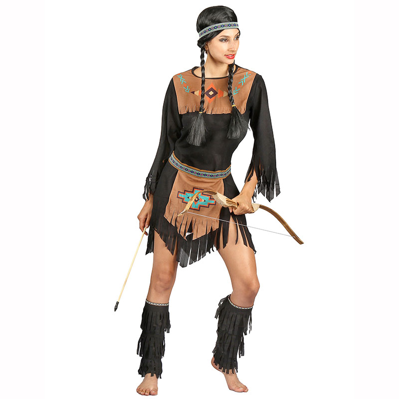 D&eacute;guisement Indienne marron femme