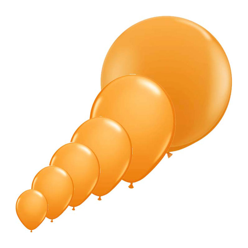 Ballon orange (Orange) Qualatex