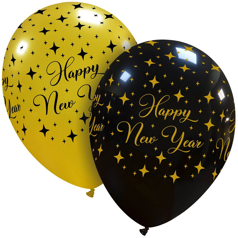 Ballons Happy New Year Sparkle