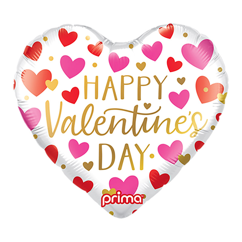 Ballon Coeur Happy Valentine Day