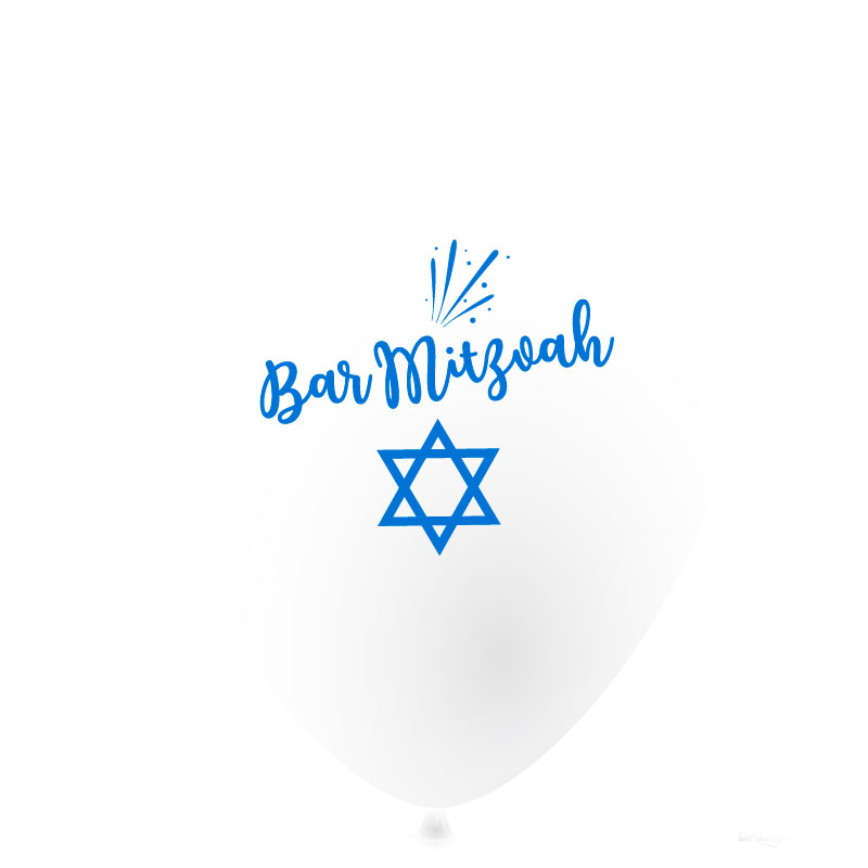 Ballon Bar Mitzvah assortis