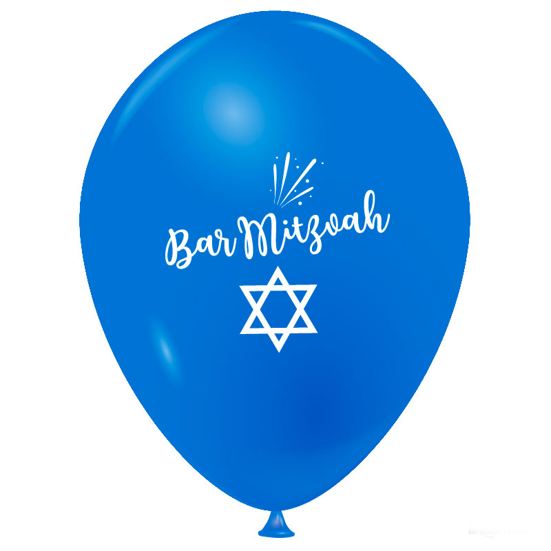 Ballon Bar Mitzvah assortis