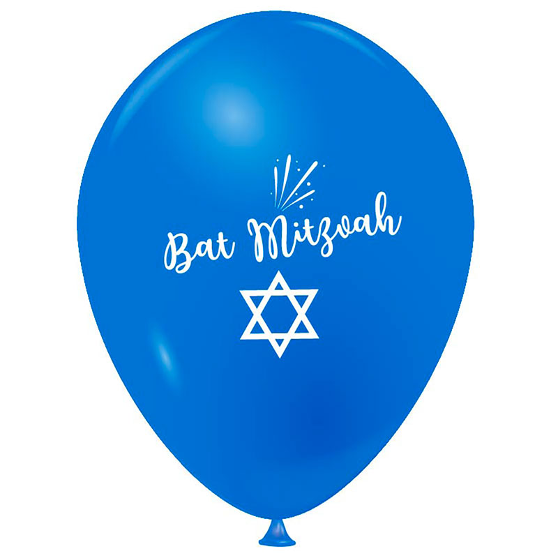 Ballon Bat Mitzvah assortis