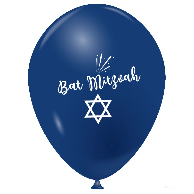 Ballon Bat Mitzvah assortis