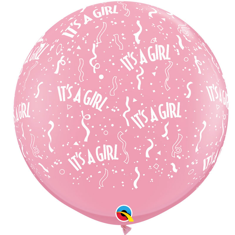 Ballon géant It's girl rose