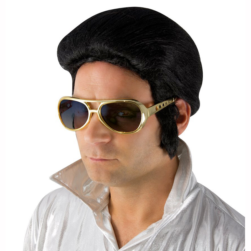 Perruque Rockeur noir