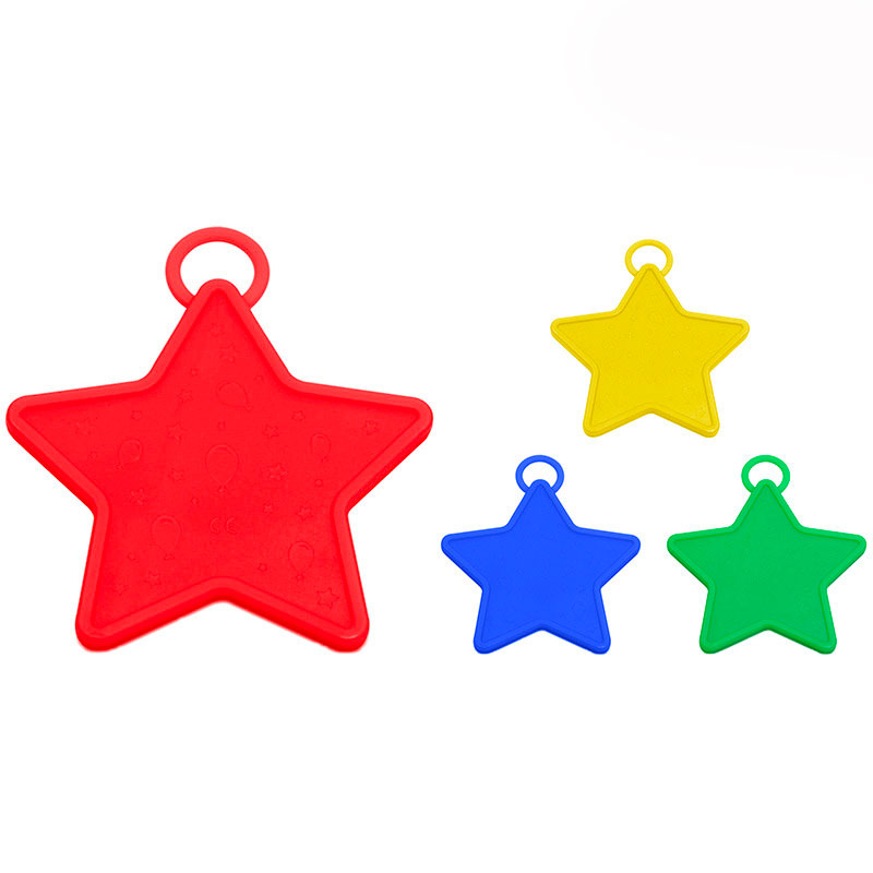 Poids ballon &eacute;toile assortis 15g (par 50)