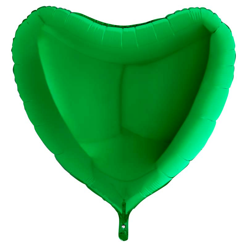 Ballon Alu Coeur Vert