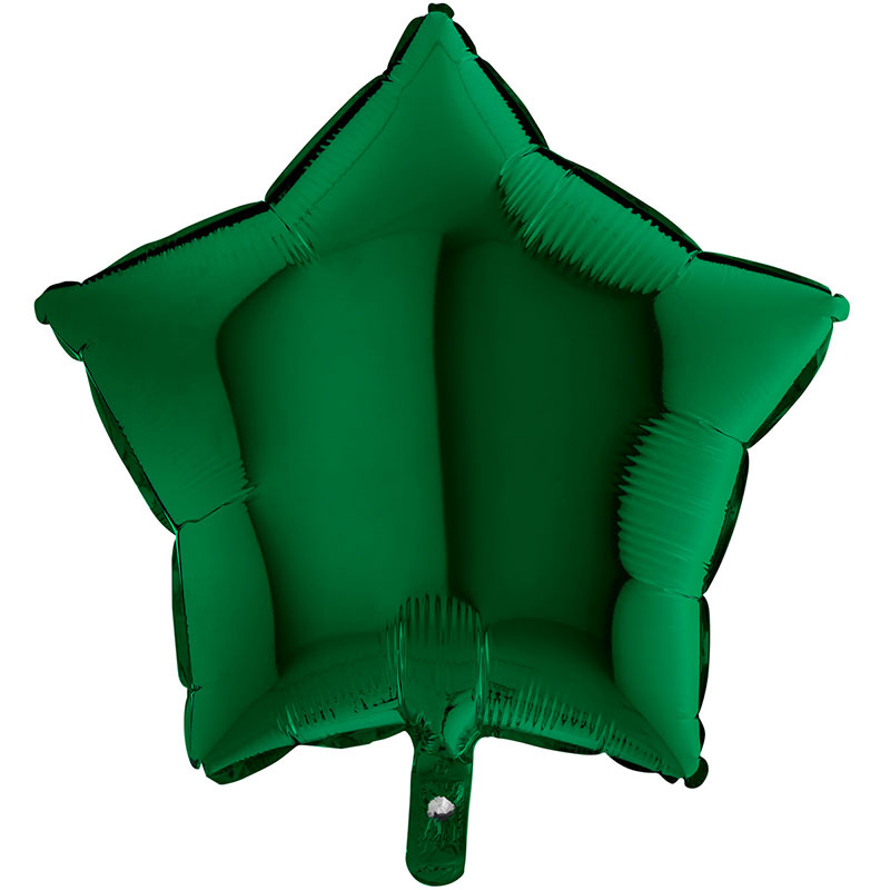 Ballon Mylar Etoile Vert Fonc&eacute;