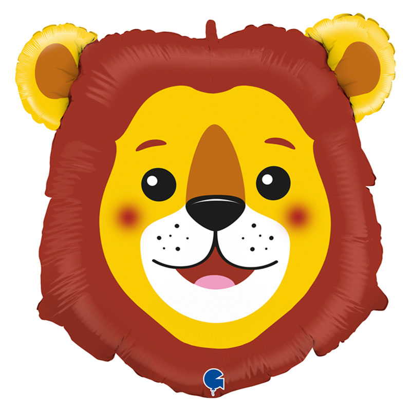Ballon Mylar T&ecirc;te Lion