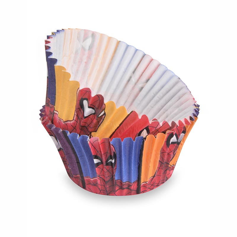 Caissettes &agrave; g&acirc;teaux Spider-man