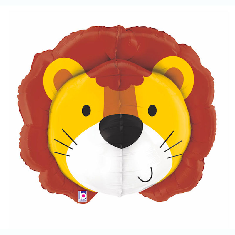 Ballon t&ecirc;te de lion 3D