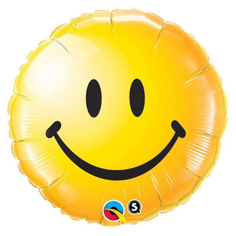 Ballon Smiley Face Yellow