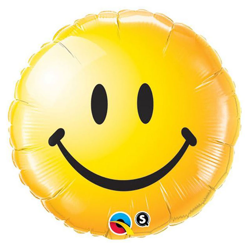 Ballon Smiley Face Yellow
