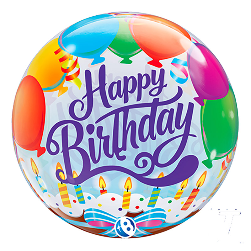 Ballon Bubble Ballons color&eacute;s