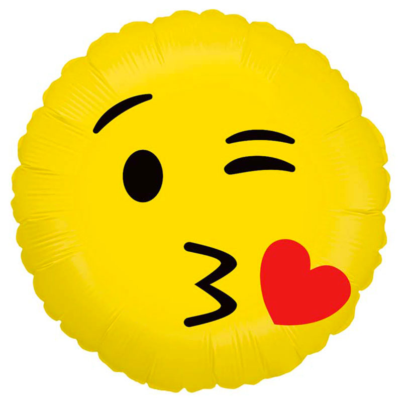 Ballon Emoji Kiss