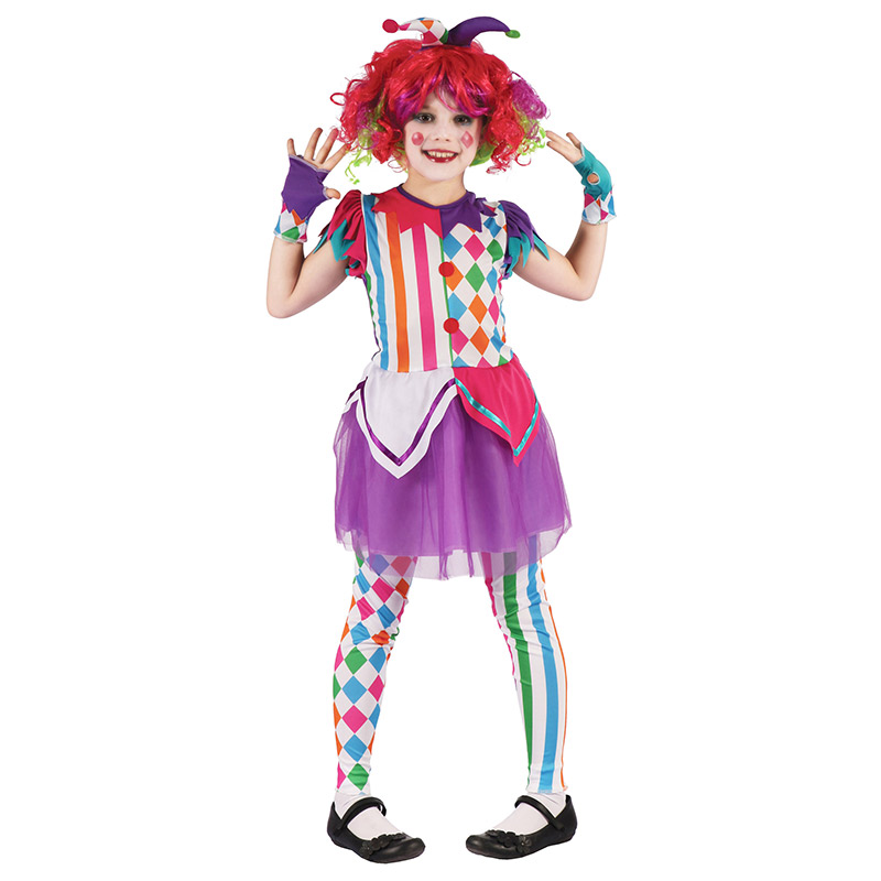 D&eacute;guisement clown arlequine fille