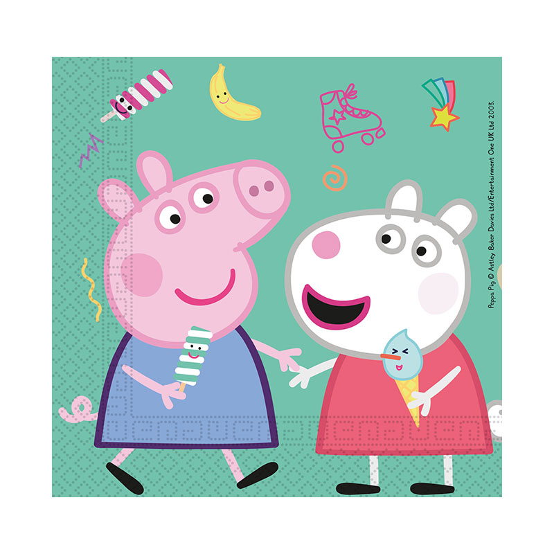 Serviette jetable Peppa Pig