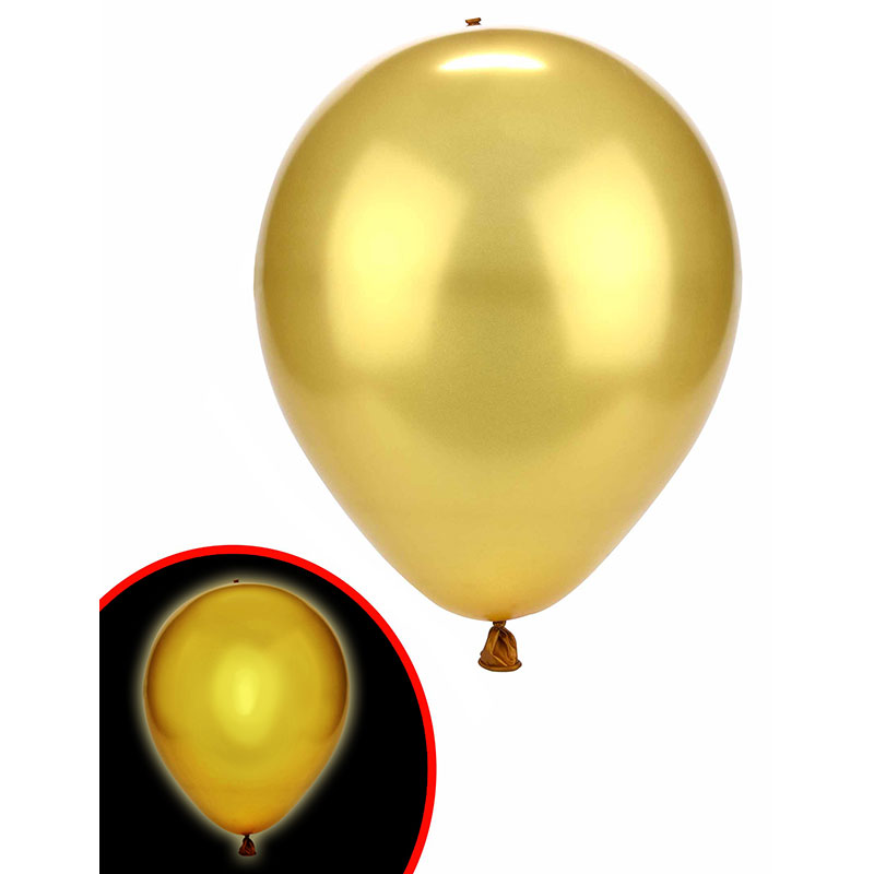 Ballons lumineux Or