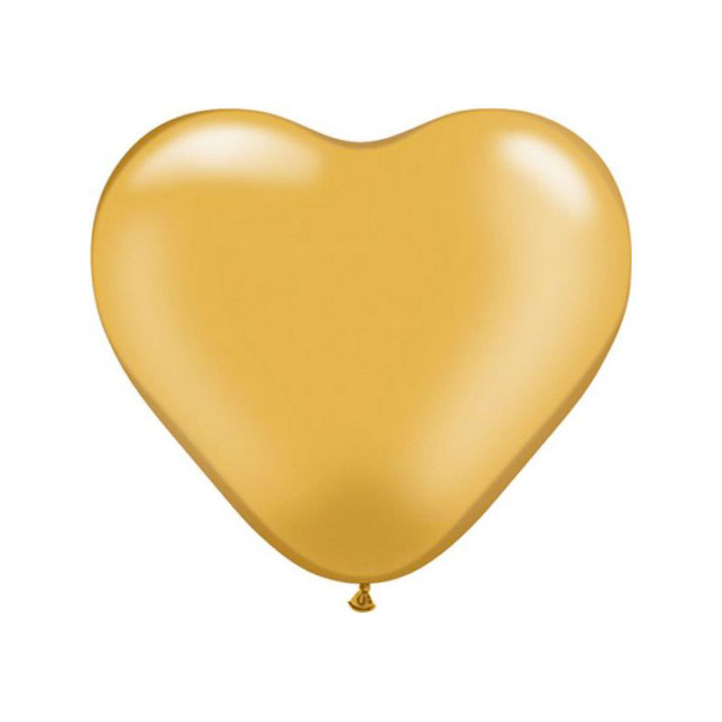Ballon Coeur Or (Gold)
