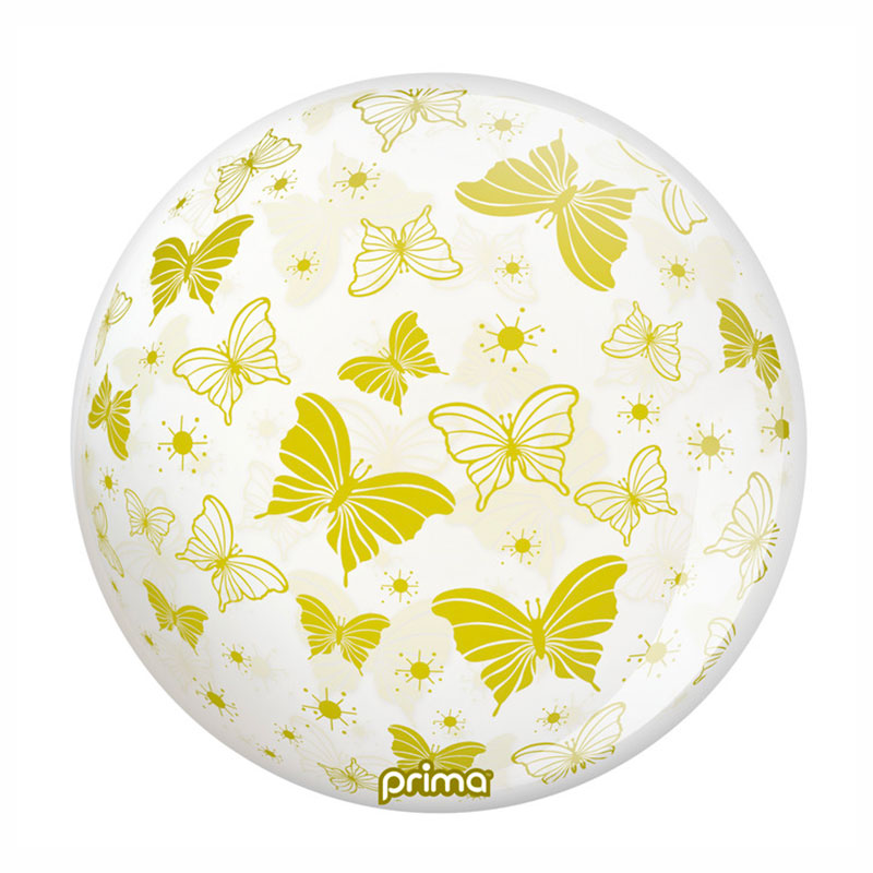 Ballon Sph&egrave;re Papillons Prima (diff&eacute;rents coloris)