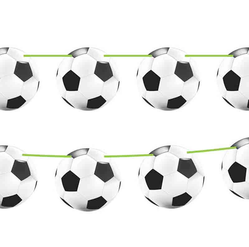 Guirlande Ballon de Foot 10 m&egrave;tres