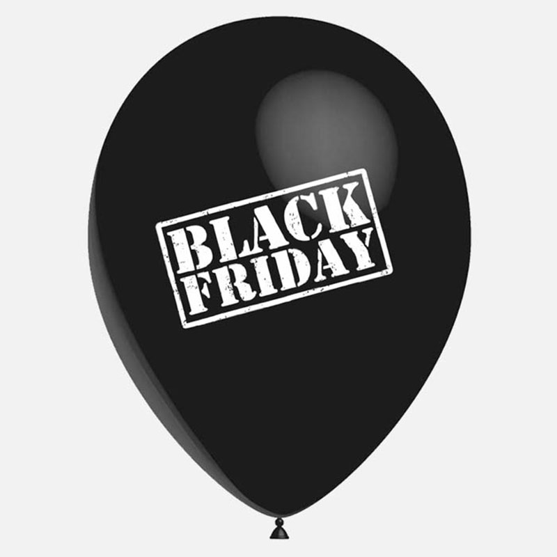 Ballon Black Friday 30cm par 8