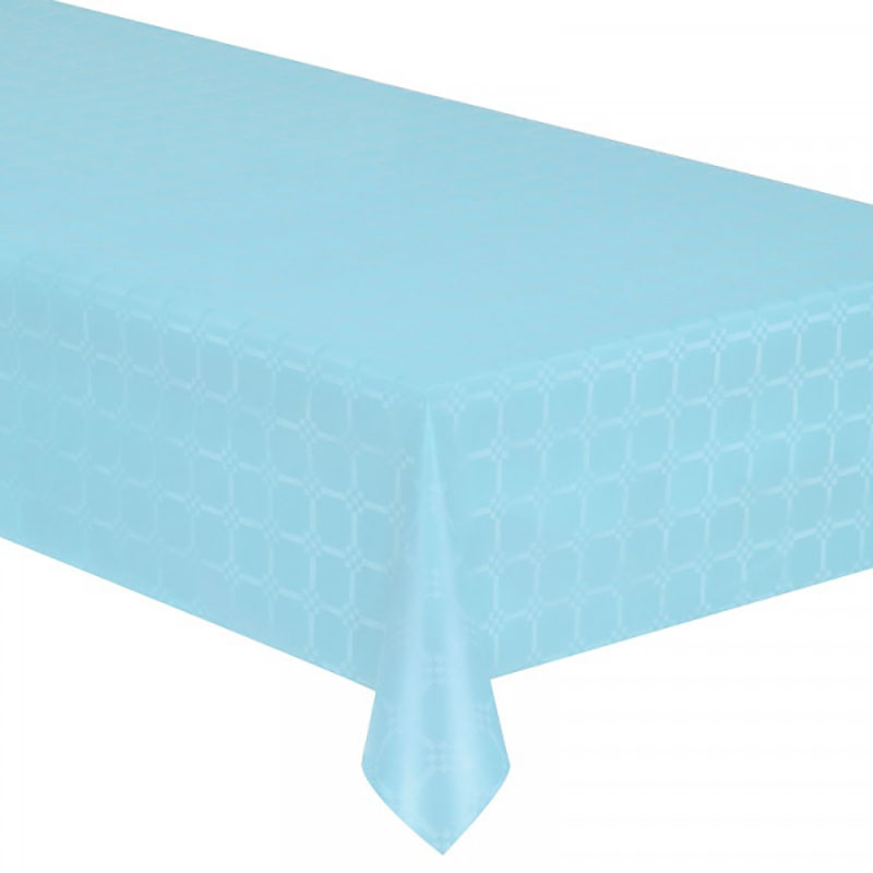 LE NAPPAGE ARTS DE LA TABLE Nappe en Papier damassé 1,18x6m Bleu Canard 1,18m x 6m