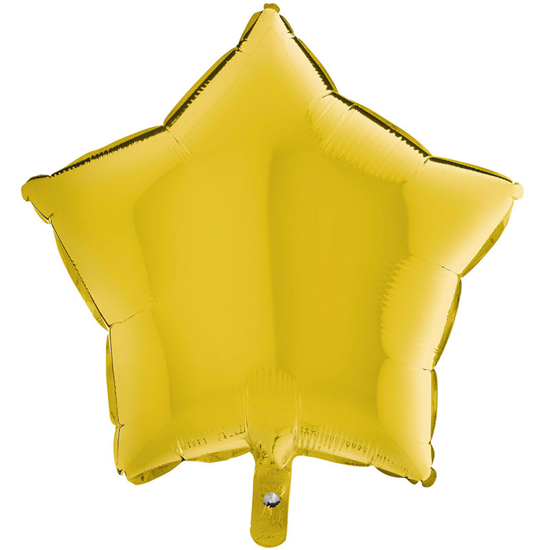 Ballon Mylar Etoile Jaune Pastel