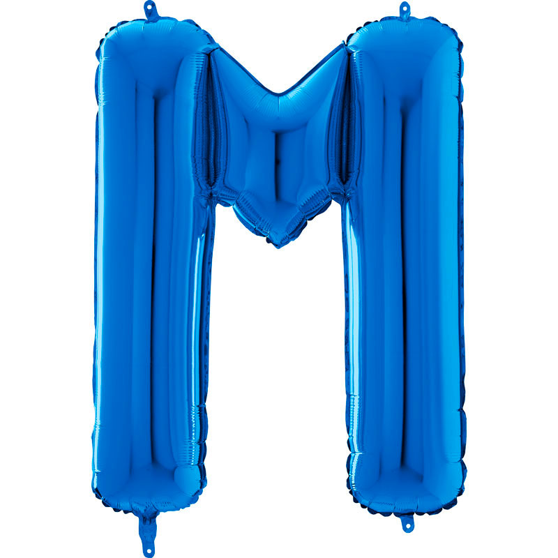 Ballon aluminium M Bleu