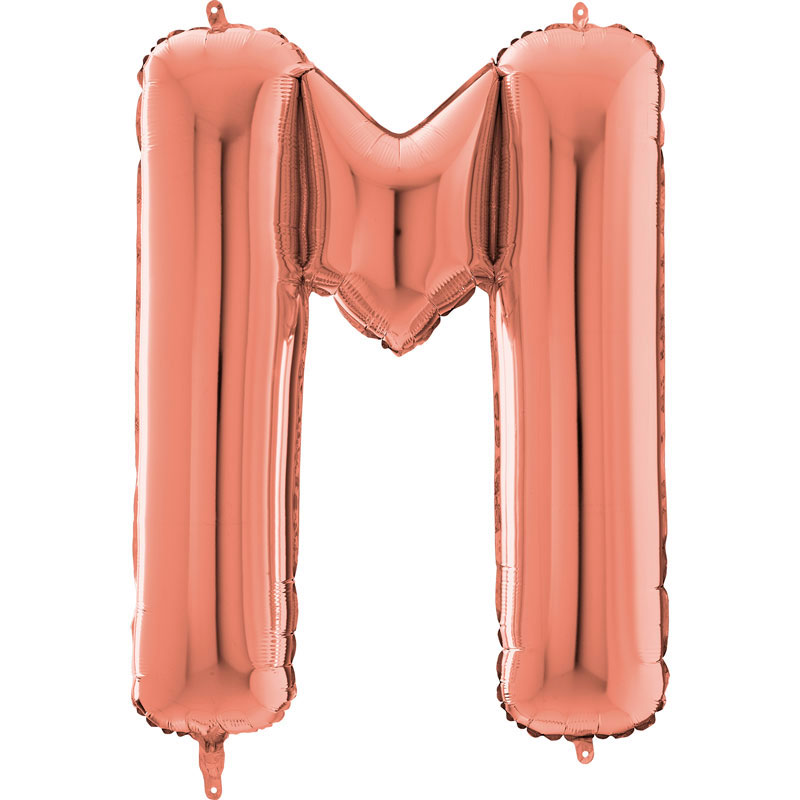 Ballon aluminium M Rose Or