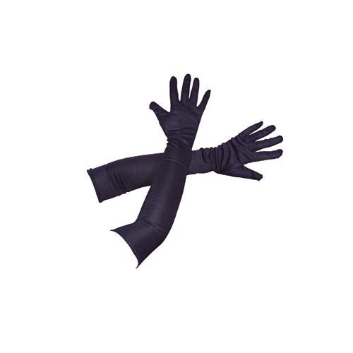 Gants longs noirs 56cm