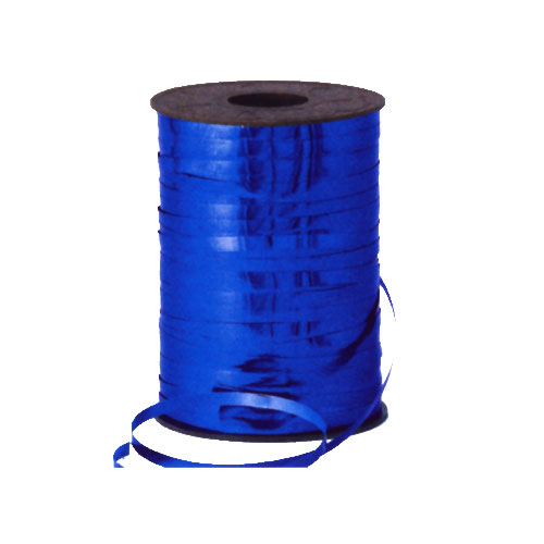 Bolduc m&eacute;talis&eacute; bleu (Q)