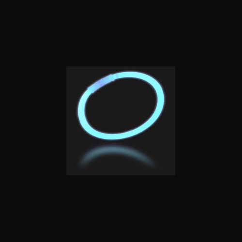 Bracelet Fluo Blanc (Bo&icirc;te de 100)