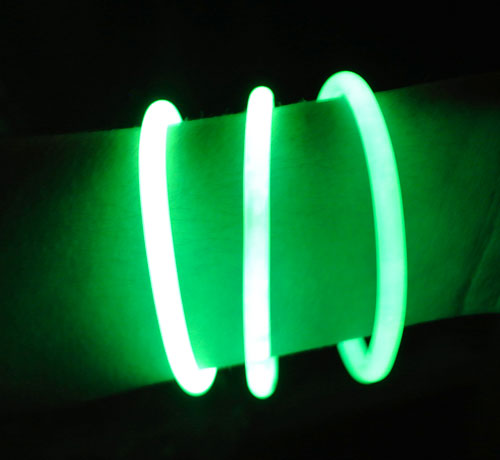 Bracelet Fluo Vert (Bo&icirc;te de 100)