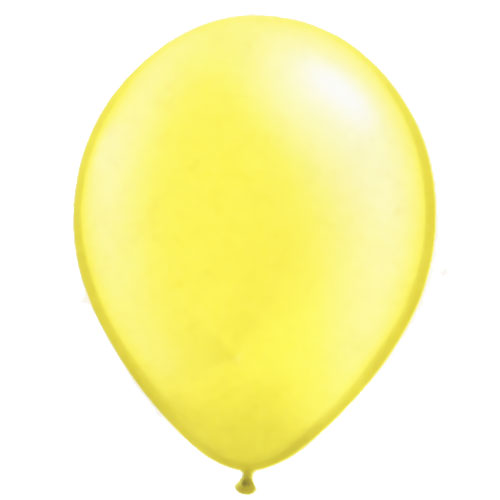 Ballon Jaune Citron Perlé (Lemon Chiffon)