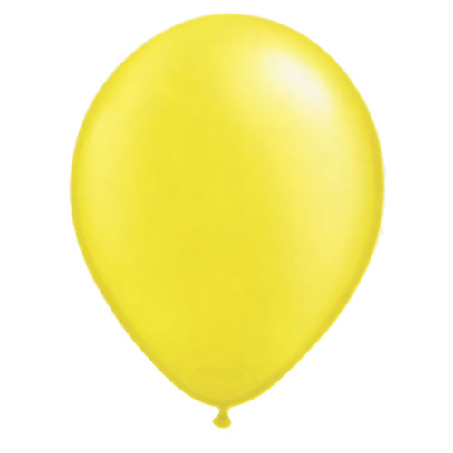 Ballon Jaune Citron Perlé (Citrine Yellow)