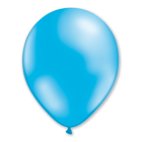 Ballon bleu ciel métal