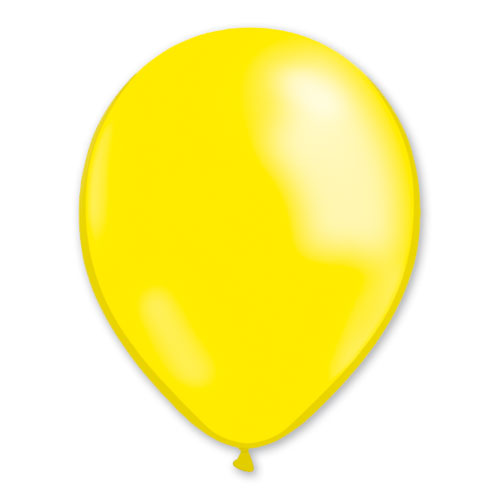 Ballon jaune métal
