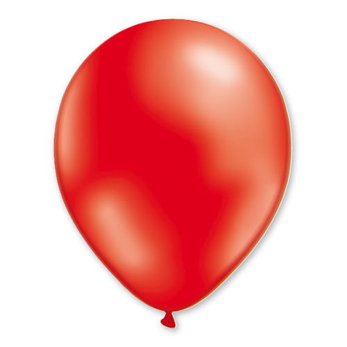 Ballon rouge m&eacute;tal