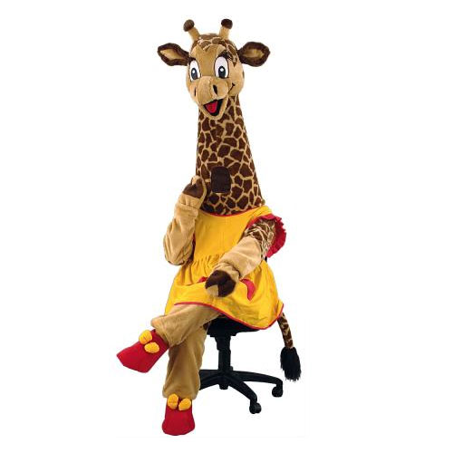 D&eacute;guisement mascotte girafe