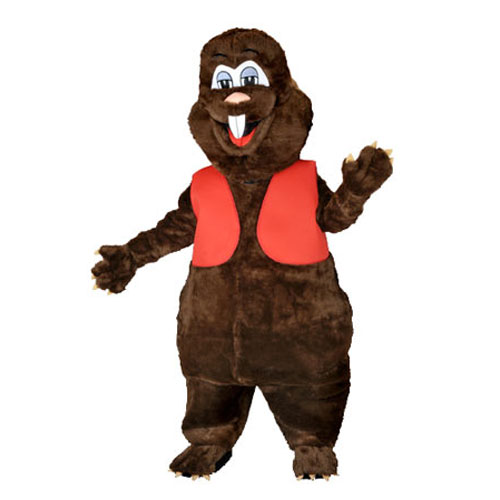 D&eacute;guisement mascotte taupe