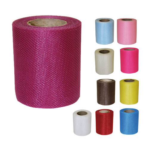 Rouleau de tulle (diff&eacute;rents coloris)